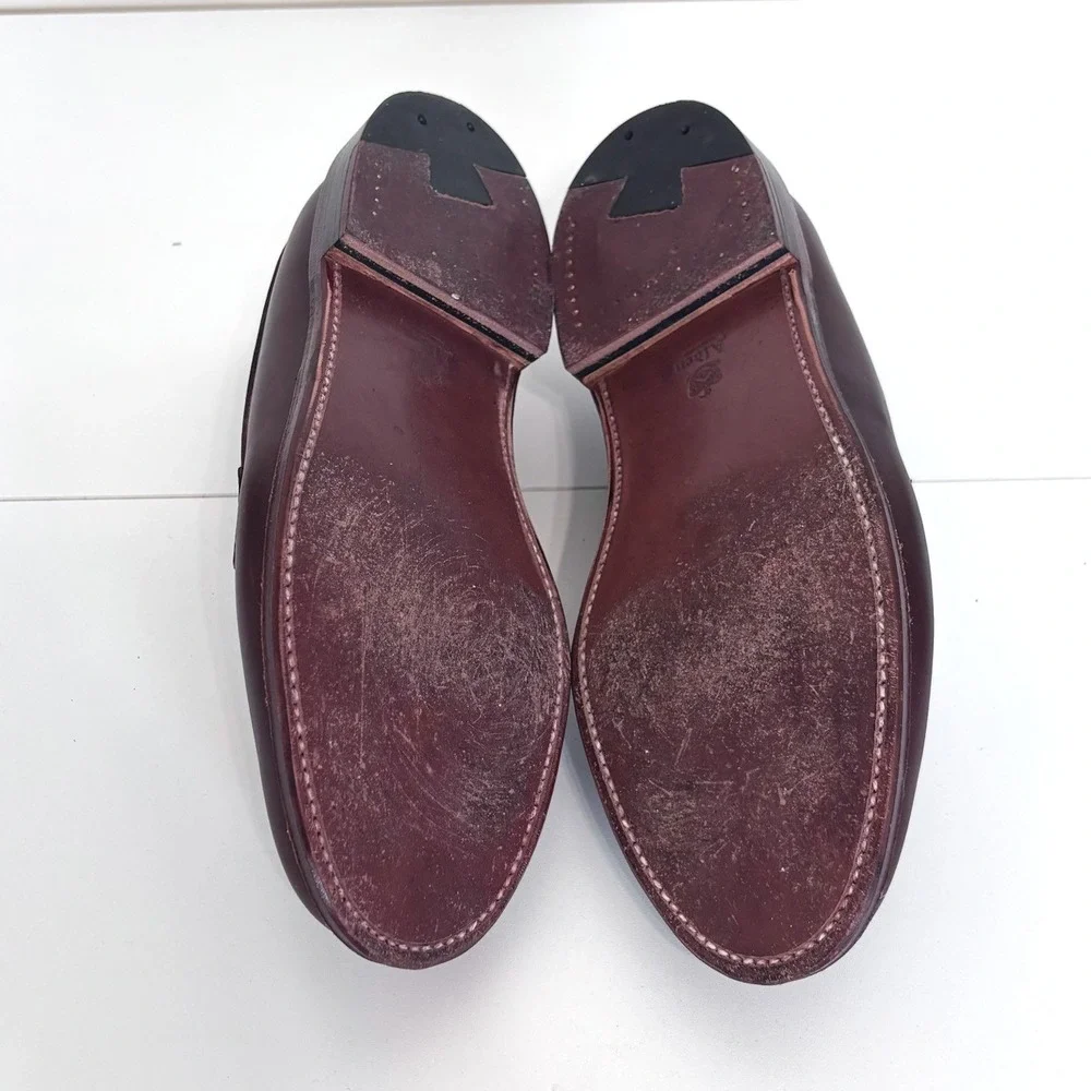 Alden 17831F Mens Half Strap LHS Penny Loafer 9 B/D Cordovan Brown Leather USA